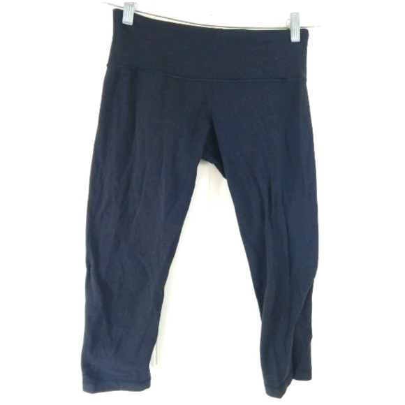 Lululemon Wunder Under Crop Emboss Squiggle - Picture 2 of 3